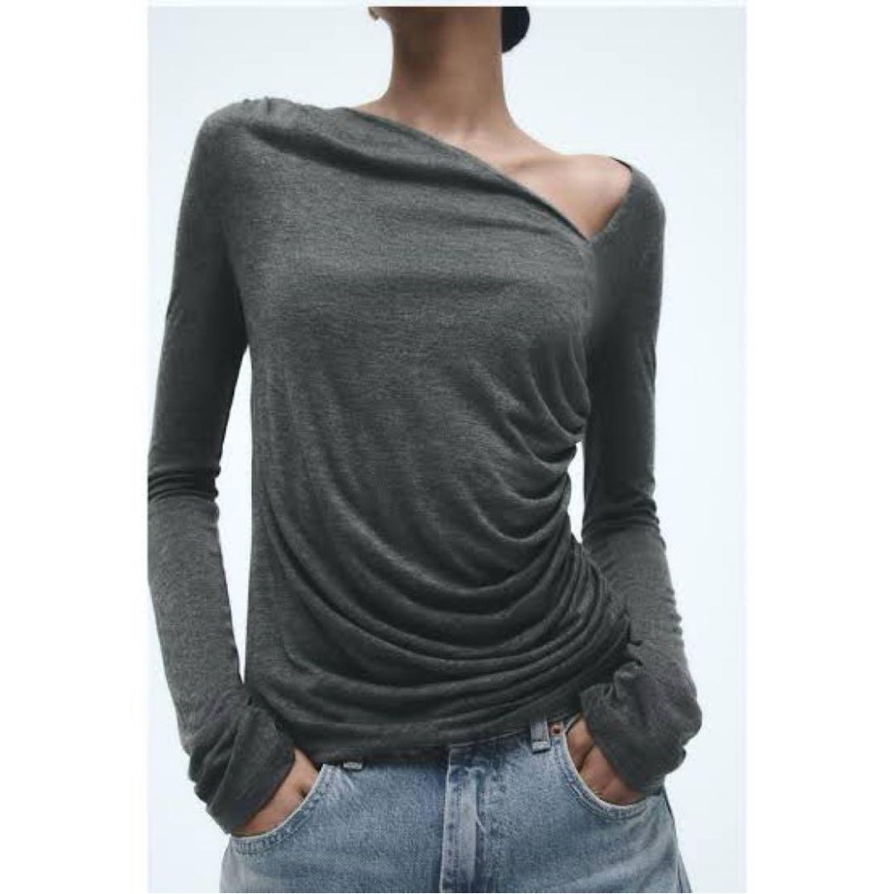 Zara Asymmetrical Women's Top